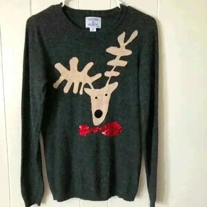 Antoni & Alison Lambswool Blend Christmas Sweater Size M